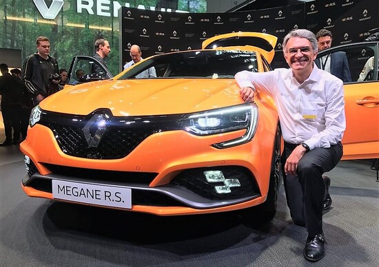 Renault Megane RS, Salone Francoforte 2017: intervista a Patrice Ratti, capo RS Renault Megane RS, Salone Francoforte 2017: intervista a Patrice Ratti, capo RS