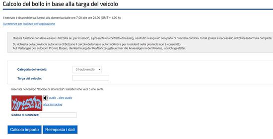 Calcolo Bollo Auto Il Controllo Secondo Costo A KW Oppure Direttamente In ACI News Automoto It