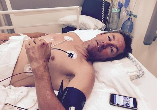 Troy Bayliss: un nuovo incidente nel Flat Track Troy Bayliss: un nuovo incidente nel Flat Track