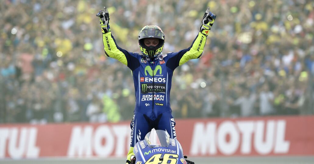 MotoGP 2017. Rossi: Che bello vincere anche nel 2017