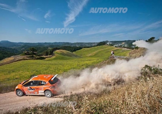 CIR 2015. Andreucci e Tassone, Peugeot, Re Leone e Principe del Titano CIR 2015. Andreucci e Tassone, Peugeot, Re Leone e Principe del Titano