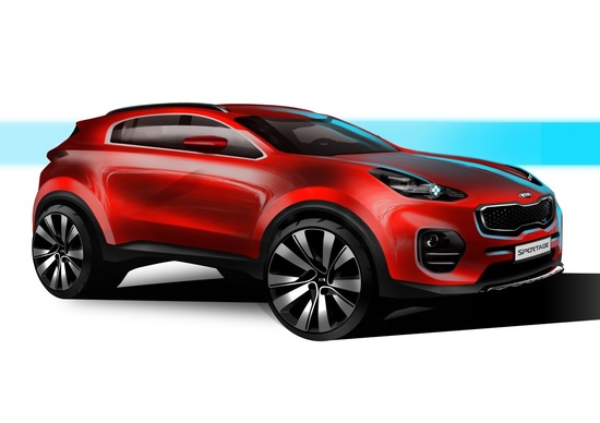 Kia Sportage, ecco i primi disegni della quarta generazione Kia Sportage, ecco i primi disegni della quarta generazione