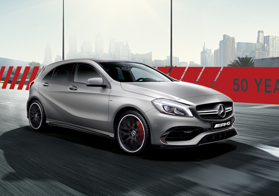 Mercedes A 45 AMG, ecco la “Edition 50” Mercedes A 45 AMG, ecco la “Edition 50”