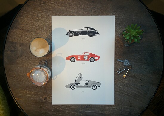 Rear View Prints, stampe must-have per gli appassionati di motori Rear View Prints, stampe must-have per gli appassionati di motori