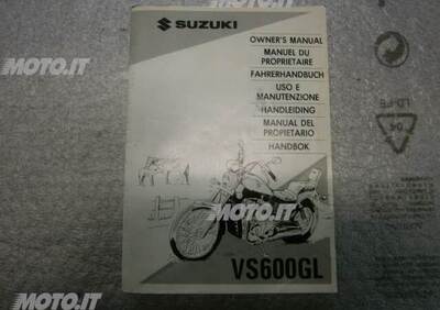 LIBRETTO Suzuki LIBRETTO USO E MANUTENZIONE VS 600 GL - Annuncio 6143879