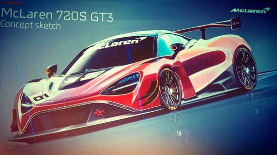McLaren 720 S GT3, prime bozze per la belva da corsa McLaren 720 S GT3, prime bozze per la belva da corsa