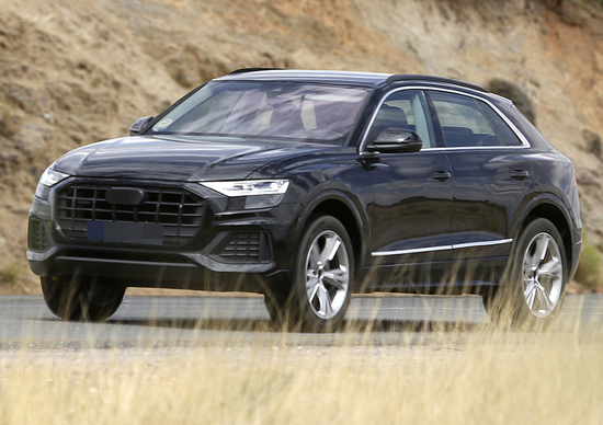 Audi Q8, eccola senza veli Audi Q8, eccola senza veli