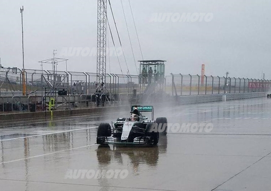F1, Gp Stati Uniti 2015: qualifiche rimandate a domani causa maltempo F1, Gp Stati Uniti 2015: qualifiche rimandate a domani causa maltempo