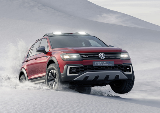 Volkswagen Tiguan GTE Active Concept, offroad ma ibrida Volkswagen Tiguan GTE Active Concept, offroad ma ibrida