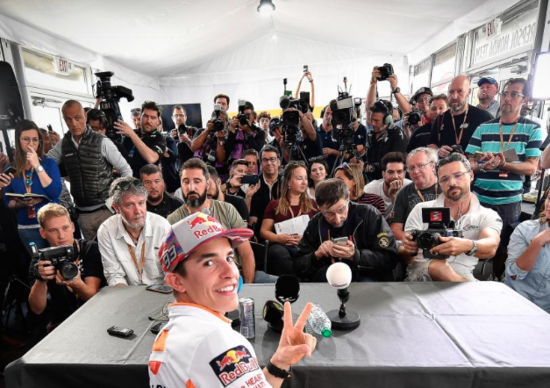 MotoGP 2018. Marquez: Ho sbagliato e ho chiesto scusa. Non posso fare di più MotoGP 2018. Marquez: Ho sbagliato e ho chiesto scusa. Non posso fare di più