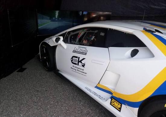 Una Lamborghini vera per correre sul simulatore Una Lamborghini vera per correre sul simulatore