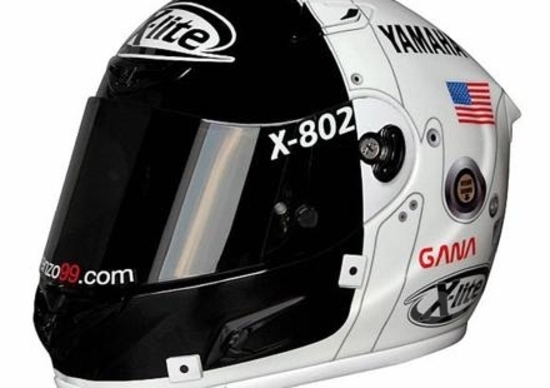 X-Lite, un casco 'lunare' per Lorenzo all'Estoril X-Lite, un casco 'lunare' per Lorenzo all'Estoril