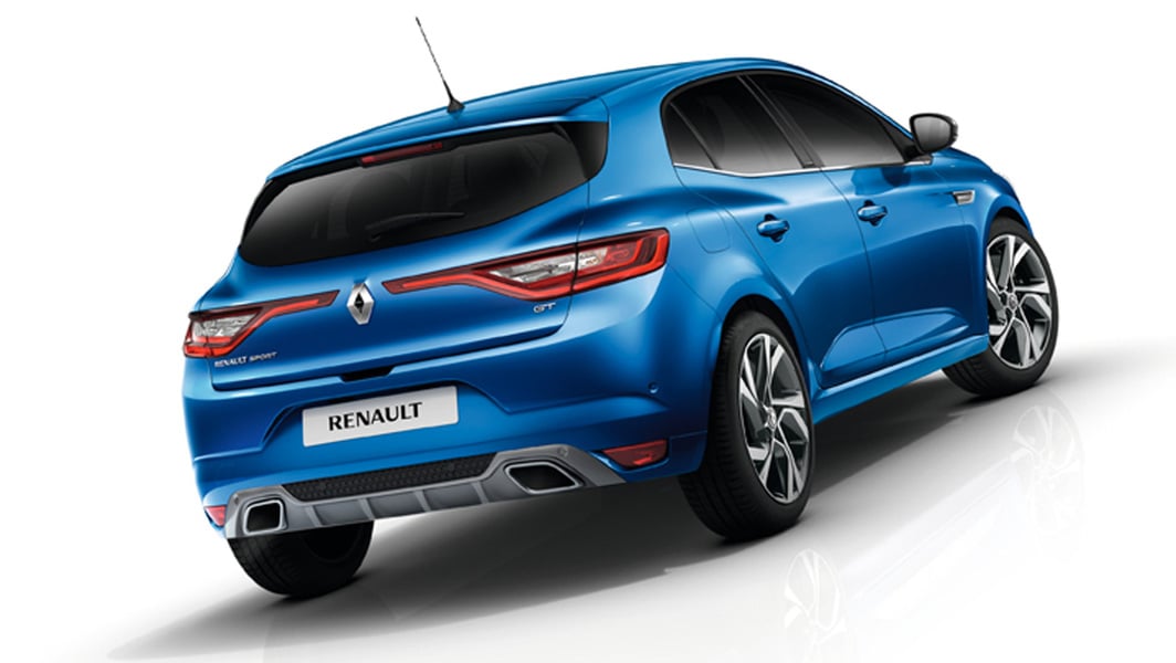 Renault megane blue