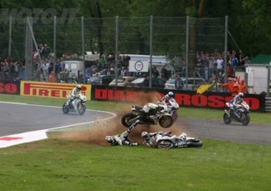 L'incidente di Gara due a Monza L'incidente di Gara due a Monza
