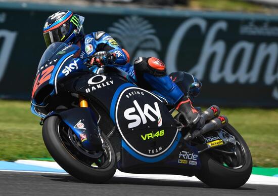 Bagnaia vince in Moto2 e Di Giannantonio in Moto3 Bagnaia vince in Moto2 e Di Giannantonio in Moto3