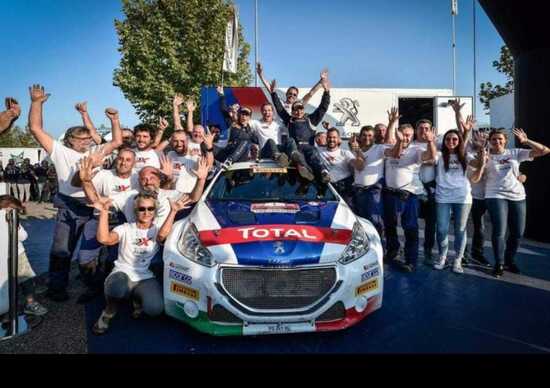 CIR 2018. Andreucci-Andreussi-Peugeot- Campioni d'Italia CIR 2018. Andreucci-Andreussi-Peugeot- Campioni d'Italia