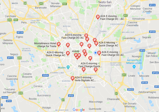 Google Maps ecco dove sono le colonnine di ricarica