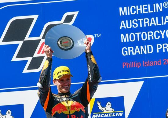 Binder e Arenas vincono Moto2 e Moto3 in Australia Binder e Arenas vincono Moto2 e Moto3 in Australia