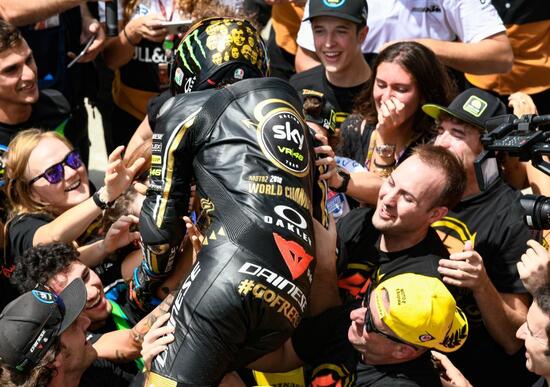 Bagnaia e Martin campioni 2018 Moto2 e Moto3 Bagnaia e Martin campioni 2018 Moto2 e Moto3