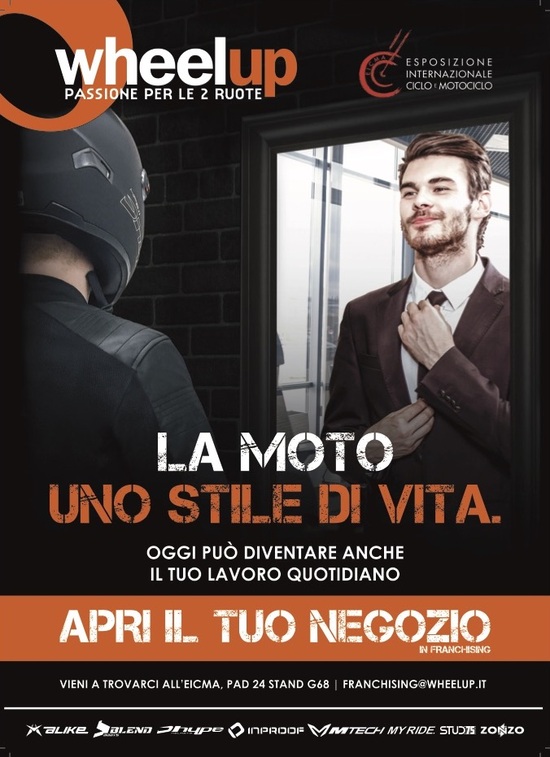 Wheelup Smart Stores, franchising di abbigliamento, accessori e ricambi moto Wheelup Smart Stores, franchising di abbigliamento, accessori e ricambi moto