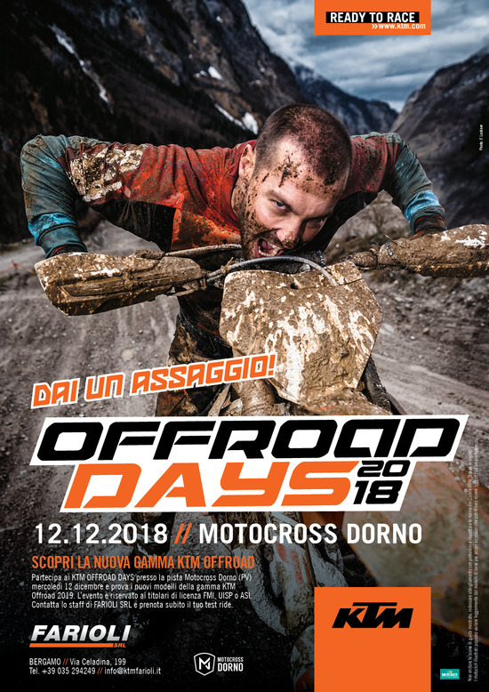 Ritornano i KTM Off-Road Days. Con Farioli e non solo Ritornano i KTM Off-Road Days. Con Farioli e non solo