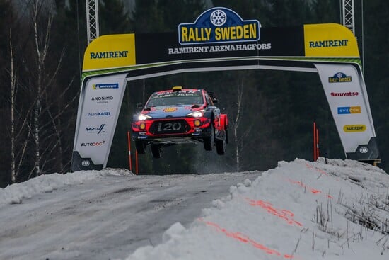 Un po' di salti anche al Rally di Svezia 2019