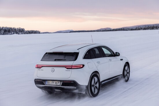 I test del Mercedes EQC si sono svolti tra i -35° C e i 50 ° C