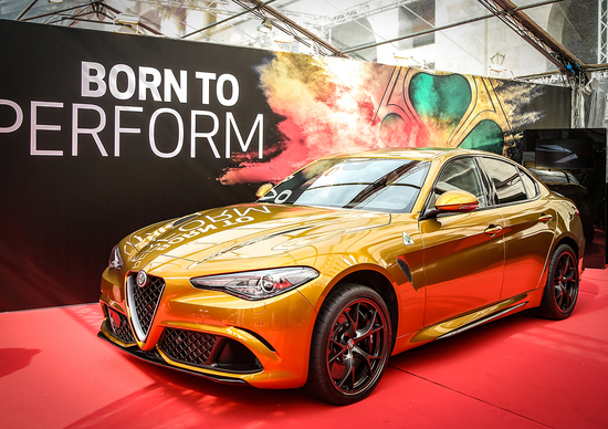Alfa Romeo Giulia Quadrifoglio, alla Mille Miglia arriva la livrea Ocra Alfa Romeo Giulia Quadrifoglio, alla Mille Miglia arriva la livrea Ocra
