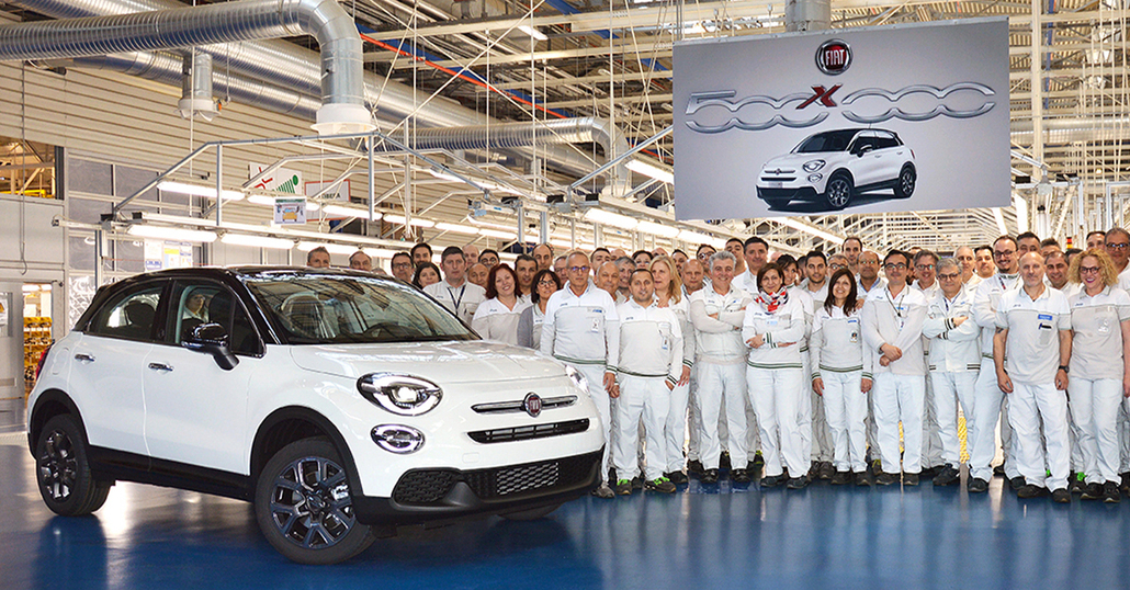Fiat 500X: è nato l’esemplare numero 500.000!