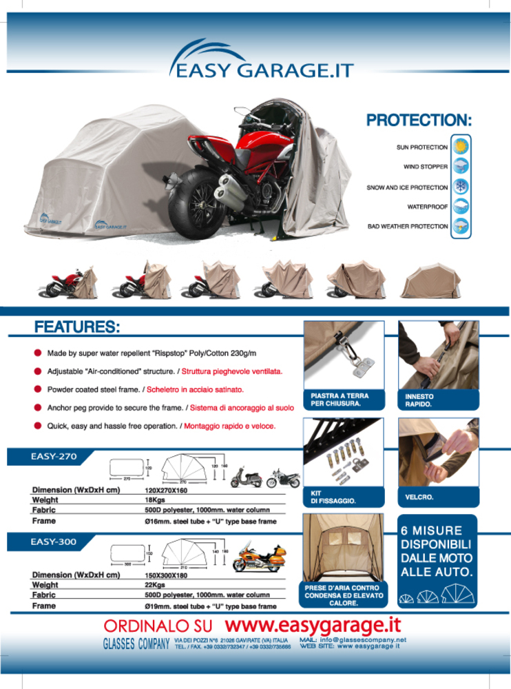 Telo Coprimoto XTRM-CAR Moro M Per Triumph Bonneville - Ortalion Impermeabile, Con Borsa