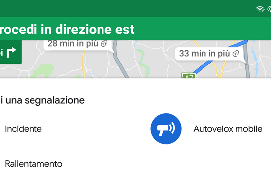 Google Maps, dopo gli autovelox arriva anche il tachimetro Google Maps, dopo gli autovelox arriva anche il tachimetro