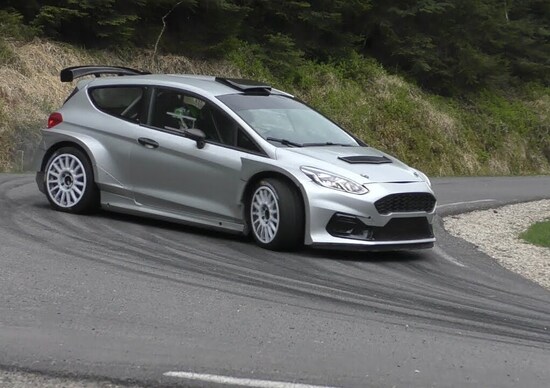 Valtteri Bottas prova la nuova Ford Fiesta R5 Valtteri Bottas prova la nuova Ford Fiesta R5