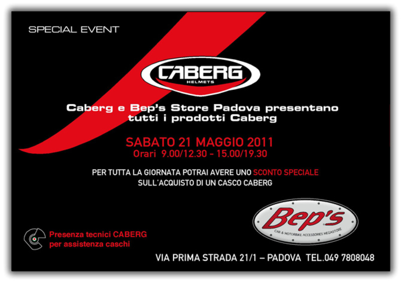 Sabato 21 maggio Caberg Day da Bep's a Padova - Accessori - Moto.it
