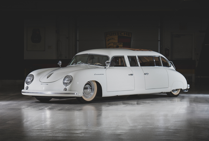 Custom Porsche Da Collezione Wedding Limousine 356 All Asta L Esemplare Unico Made In Usa News Automoto It