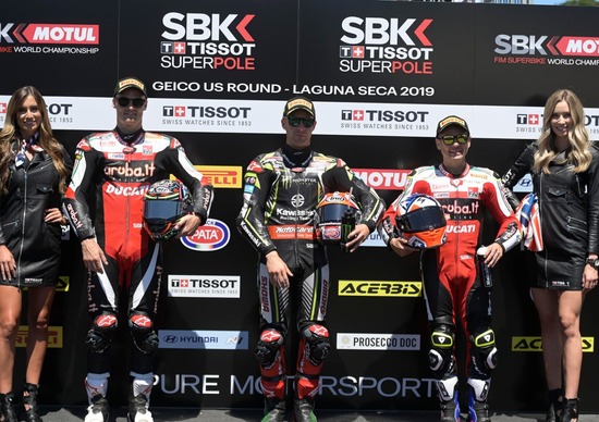 SBK 2019. Jonathan Rea vince la Superpole di Laguna Seca SBK 2019. Jonathan Rea vince la Superpole di Laguna Seca