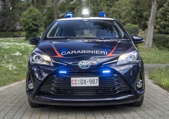 Due Toyota Yaris ibride per i Carabinieri di Pistoia Due Toyota Yaris ibride per i Carabinieri di Pistoia
