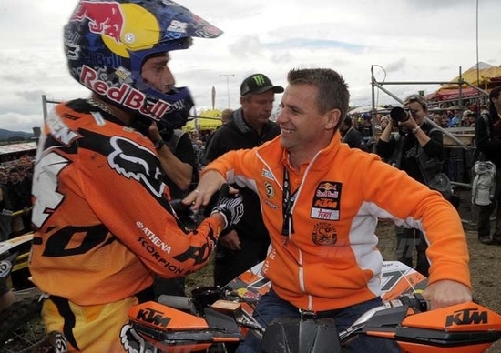 La KTM campione del mondo MX2 La KTM campione del mondo MX2