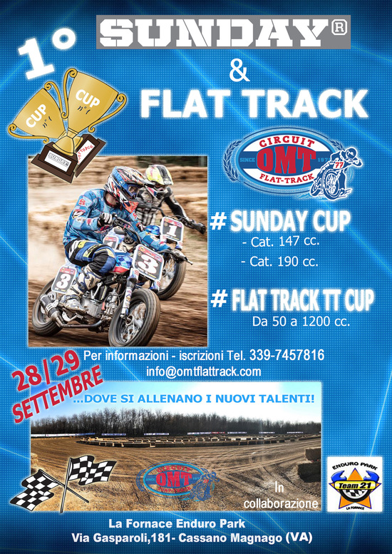 Sunday & Flat Track: una gara per tutti al Fornace Enduro Park Sunday & Flat Track: una gara per tutti al Fornace Enduro Park