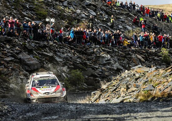 WRC 2019 Galles. Ott Tanak (Toyota) Leader. Finale da Incontri Ravvicinati WRC 2019 Galles. Ott Tanak (Toyota) Leader. Finale da Incontri Ravvicinati