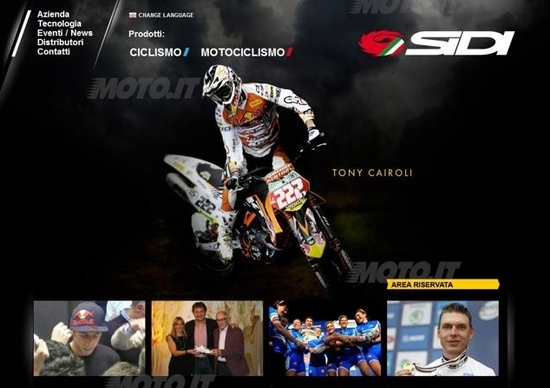 Nuovo sito Web per SIDI Sport Nuovo sito Web per SIDI Sport