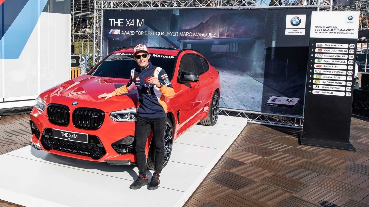 Marquez vince una X4 M, 7° BMW M Award consecutivo