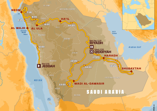 Dakar 2020. Presentata ufficialmente la Dakar Arabia Saudita Dakar 2020. Presentata ufficialmente la Dakar Arabia Saudita