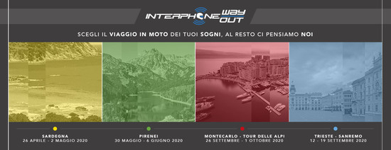 Interphone WayOut: iscrizione scontata fino al 31/01 su tutti i viaggi in moto! Interphone WayOut: iscrizione scontata fino al 31/01 su tutti i viaggi in moto!