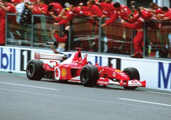La Ferrari F2002 di Michael Schumacher venduta all'asta a 6,6 milioni di dollari La Ferrari F2002 di Michael Schumacher venduta all'asta a 6,6 milioni di dollari