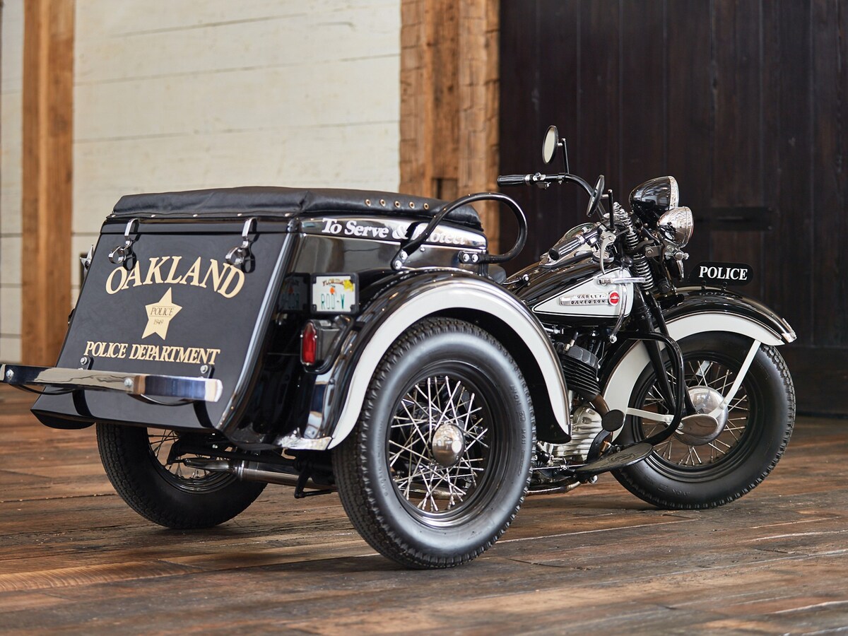 Harley-Davidson Police Servi-Car: un raro esemplare del 1949 all'asta -  News - Moto.it