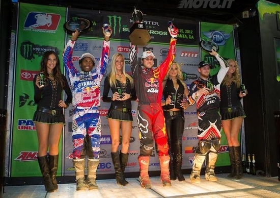 Supercross. Ryan Dungey vince ad Atlanta Supercross. Ryan Dungey vince ad Atlanta