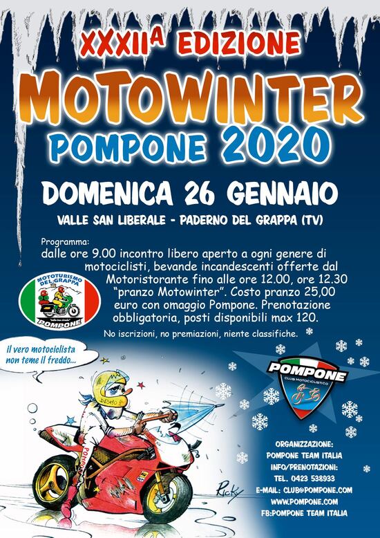 32° Motowinter domenica 26 gennaio 32° Motowinter domenica 26 gennaio