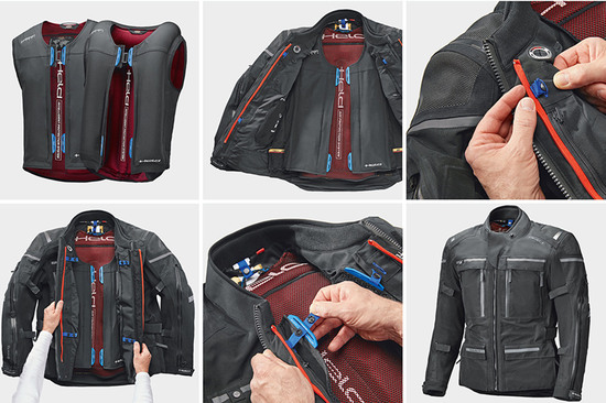 Held al Motor Bike Expo con il suo sistema AIR BAG 6 Held al Motor Bike Expo con il suo sistema AIR BAG 6