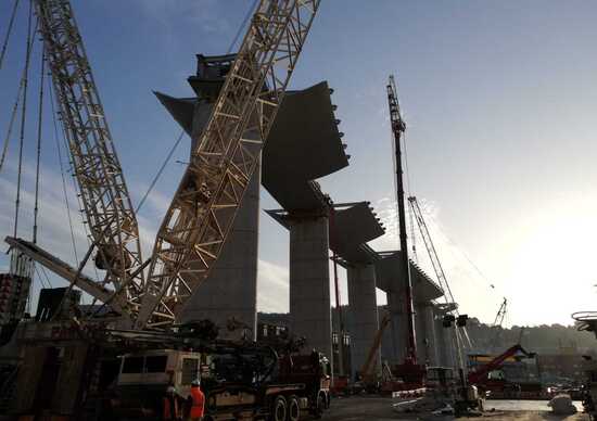Il nuovo “ponte Morandi” sarà pronto in primavera Il nuovo “ponte Morandi” sarà pronto in primavera