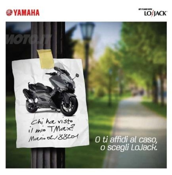Yamaha e LoJack insieme contro i furti di scooter Yamaha e LoJack insieme contro i furti di scooter